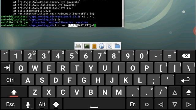 Minecraft Java running in Android via Linux Deploy and XServer XSDL смотреть онлайн