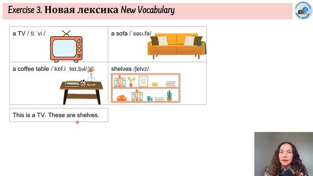 Учим названия мебели | Урок 14. “Разговорный английский. Elementary A1” смотреть онлайн