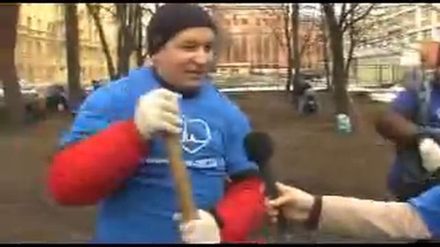 Баптисты на субботнике. 16 апреля 2011г. смотреть онлайн