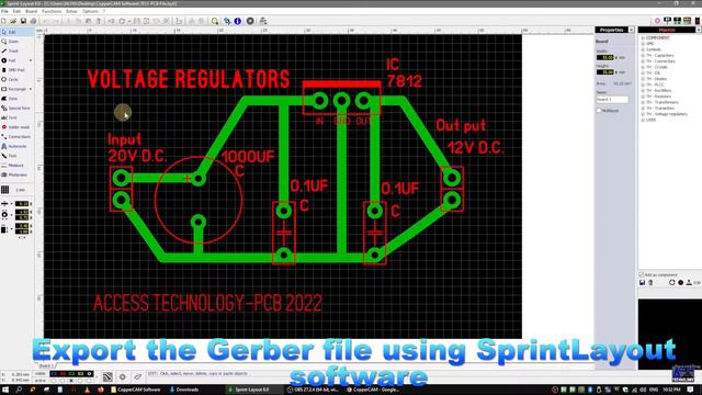 CopperCAM Best Software for PCB Cutting and G-Code Generation - Sprint Layout -CNC Machine - Part 1 смотреть онлайн