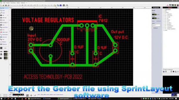CopperCAM Best Software for PCB Cutting and G-Code Generation - Sprint Layout -CNC Machine - Part 1