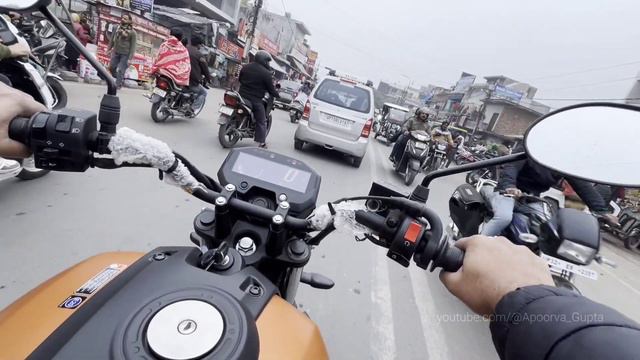 YAMAHA FZ-X - Retro Look, Pleasant Ride & High Quality | City Ride Review | Auto Passion India | смотреть онлайн