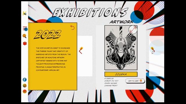 Katuni Exhibition Website. смотреть онлайн