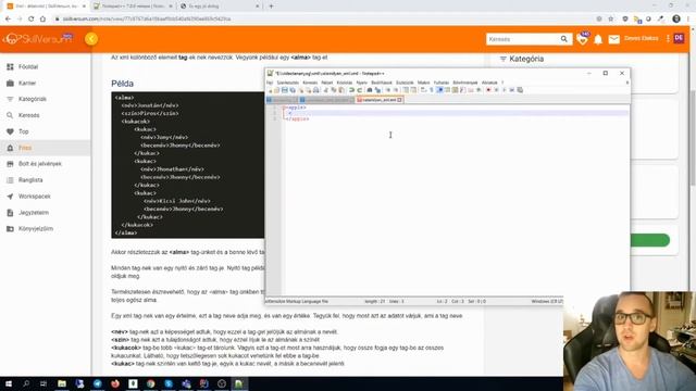 XML áttekintő - Java Programozás Kezdőknek - 2. rész смотреть онлайн
