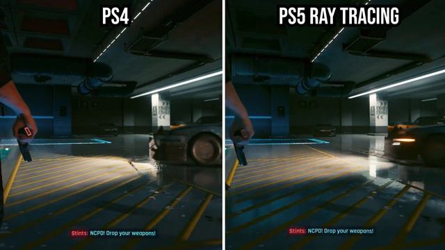 Cyberpunk 2077 Next Gen Graphics Comparison PS5 vs PS4 смотреть онлайн