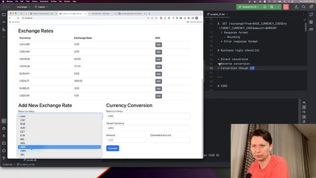 Ревью проекта "Обмен валют REST API" на Java от студента @garaninnv смотреть онлайн