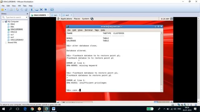 Flashback and Recyclebin in Oracle | смотреть онлайн