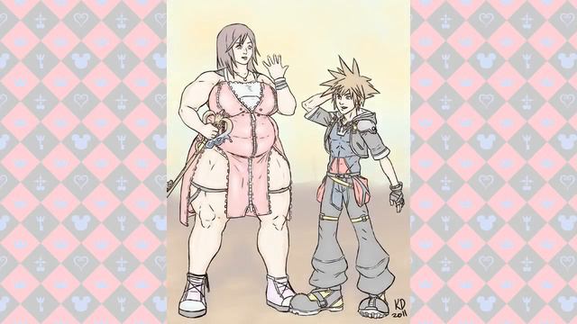 Kingdom Hearts Female Characters as Fat Parody смотреть онлайн