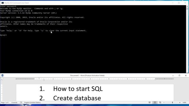 MySQL PART 1 смотреть онлайн