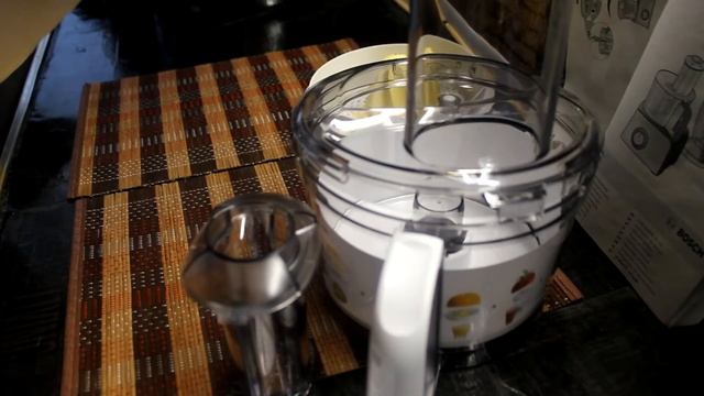 кухонный комбайн Bosch MCM 4100 распаковка и запуск