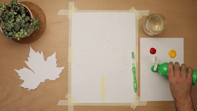 Leaf Stencil Magic! Vibrant Art for School & Home! Autumn Delight! смотреть онлайн