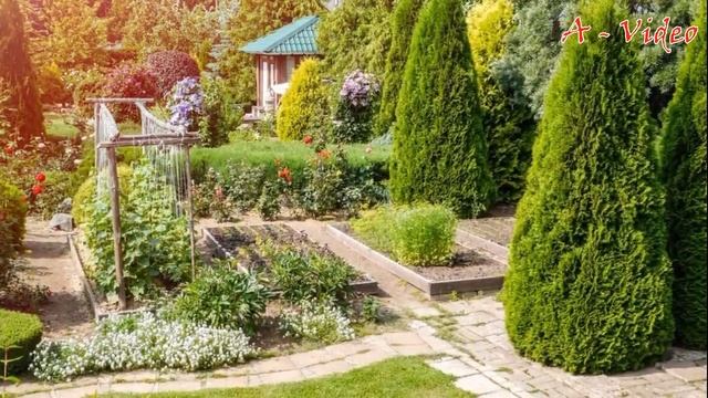 Красивые примеры ландшафтных композиций / Examples of landscape compositions for garden decoration смотреть онлайн