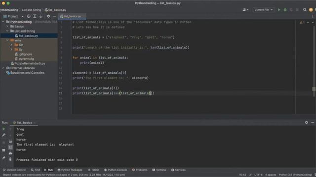 Python Data Type: Introduction to List - Part 2 - accessing elements using index смотреть онлайн