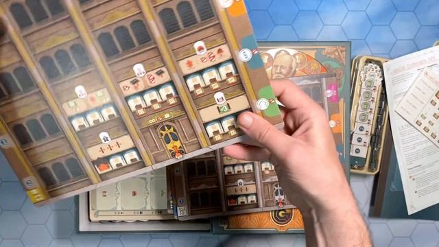 Настольная игра CARNEGIE (Карнеги) - распаковка Kickstarter редакции. Экономический симулятор. смотреть онлайн