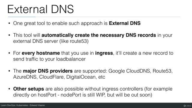 Kubernetes - External DNS | Kubernetes Tutorial смотреть онлайн