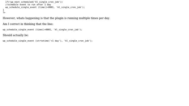 Wordpress: Cron job to run just once per day using external cron service смотреть онлайн