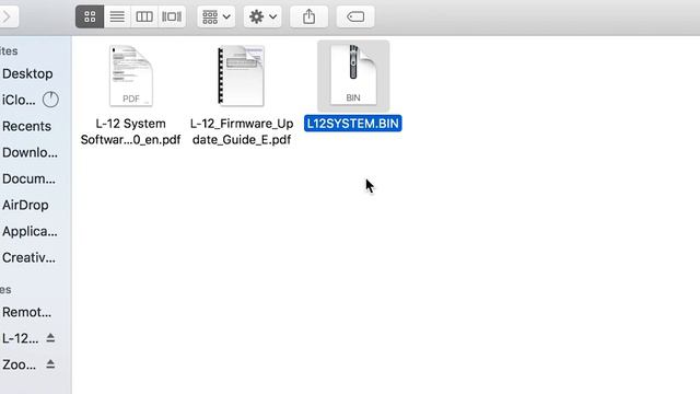 Zoom L-12: Updating the Firmware смотреть онлайн