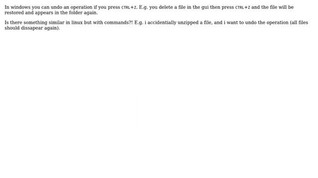 Undo last command possible? смотреть онлайн