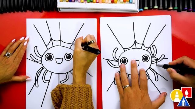 How To Draw A Halloween Spider смотреть онлайн