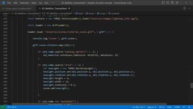 Three.js tutorial: Interactive 3D Website смотреть онлайн