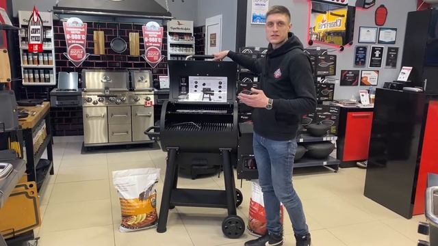 Обзор на пеллетный гриль Broil King Baron 400 смотреть онлайн