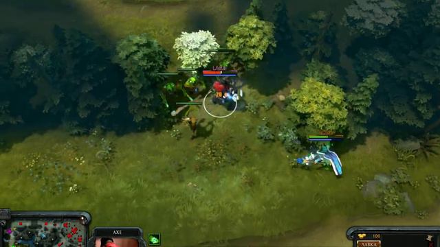 dota2 First Blood AXE смотреть онлайн
