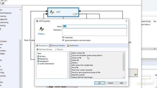SOLIDWORKS PDM Tutorial - Setting Permissions смотреть онлайн