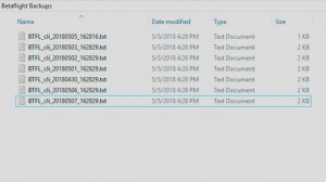 How to create a Betaflight settings backup (and how to restore!)
