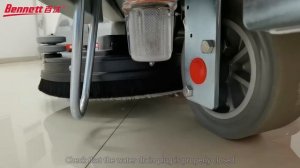 Эксплуатация поломоечной машины Bennett Hussar H760b