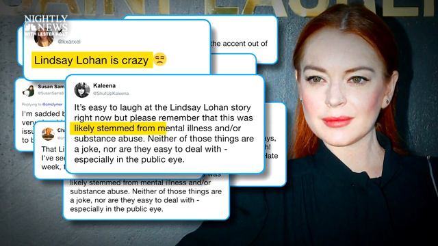 Lindsay Lohan Sparks Outrage After Confronting Family In Bizarre Live Video | NBC Nightly News смотреть онлайн