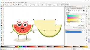 Урок 2. Использование инструмента "Кривая Безье" в векторном графическом редакторе Inkscape