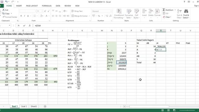 Tutorial Labkom Rancangan Faktorial Metode Statistika FPIK 2021 Ms Excel 2013 смотреть онлайн