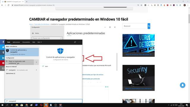 🤔🤓 Como CAMBIAR NAVEGADOR WEB PREDETERMINADO en WINDOWS 10 【FÁCIL y RÁPIDO】 смотреть онлайн