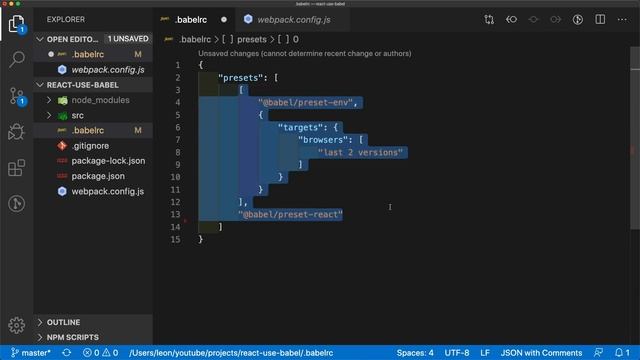 Como crear un preset de babel смотреть онлайн
