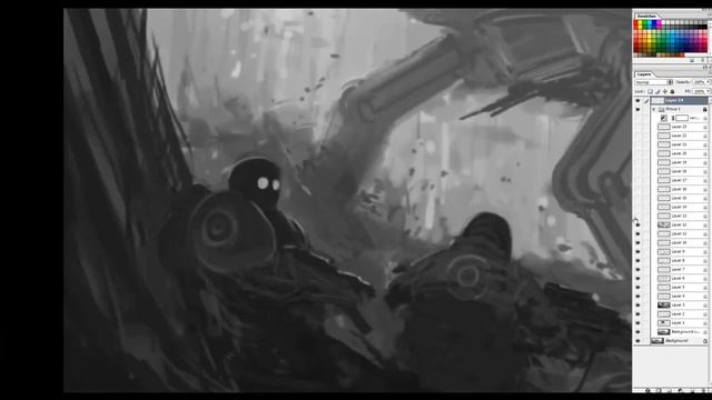 [FZD] Уроки рисования - Как улучшить робота \ Эпизод 02 Часть 02 (Rus VO) \ Design Cinema на русско смотреть онлайн