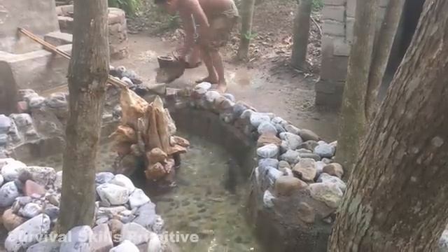 Primitive Technology with Survival Skills looking fish for food and food storage смотреть онлайн