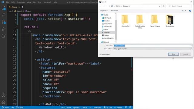 A Markdown Editor Built In ReactJs смотреть онлайн