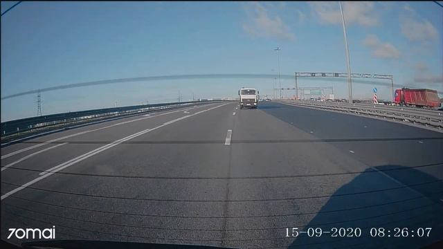 1-2 Тестовые записи видеорегистратора 70mai D07 - задняя камера