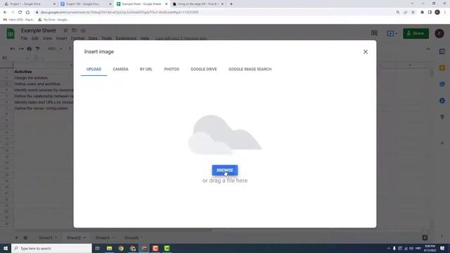 Google Sheets Tutorial - Placing a Moving Gif Into a Google Doc or Sheet смотреть онлайн