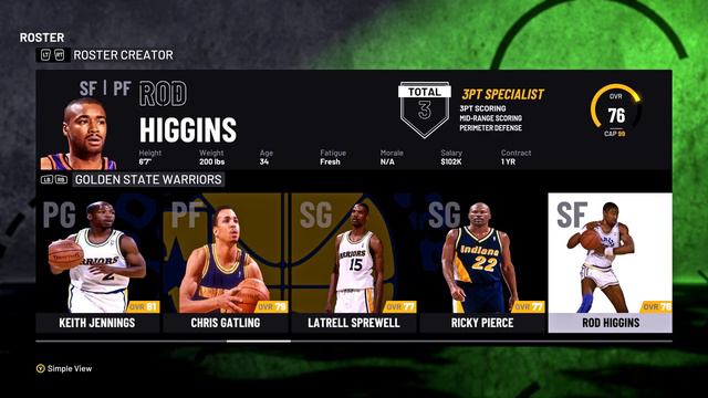 NBA 2K21 2021 Roster Warriors 1994-11995 Opening Night смотреть онлайн