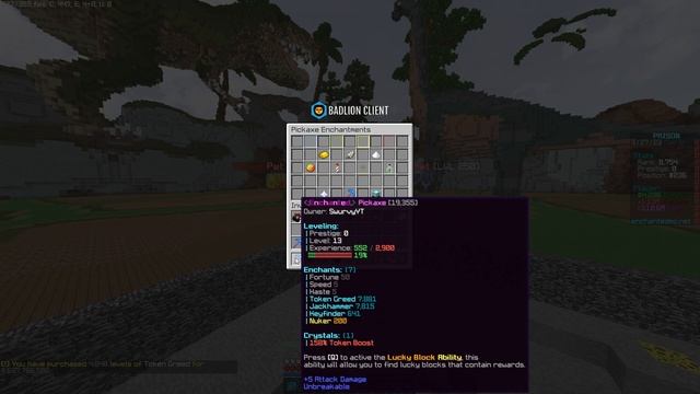 CREATING THIS SOTW TOKEN PICK FOR INSANE PROFITS *INSANE* | Minecraft OP Prison EnchantedMC смотреть онлайн