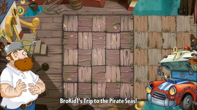 РАСТЕНИЯ против ЗОМБИ #8 Зомбобосс и Пираты. Кид в Plants vs Zombies на крутилки смотреть онлайн