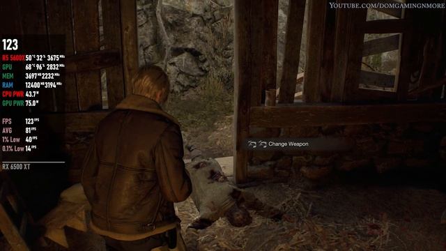 Resident Evil 4 Remake on AMD RX 6500 XT || R5 5600X || 1080p || Custom Settings || смотреть онлайн