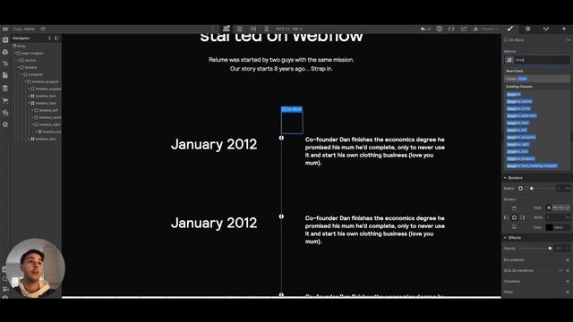 How to create an Animated Timeline in Webflow смотреть онлайн