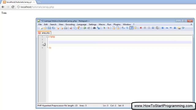 PHP Tutorial 13 - Arrays (PHP For Beginners) смотреть онлайн