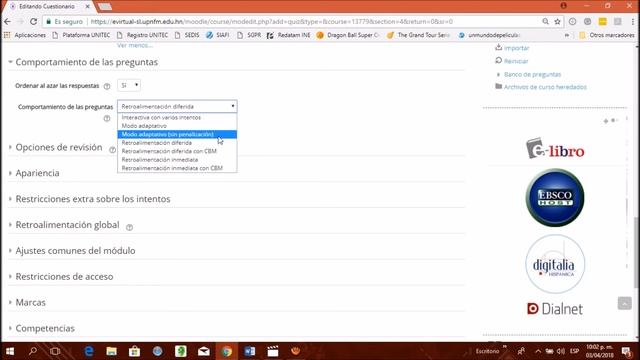 Creación de cuestionarios en la plataforma смотреть онлайн