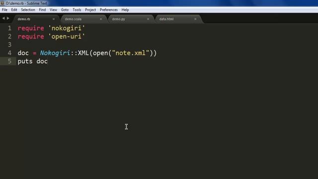 Ruby Nokogiri Read XML File смотреть онлайн