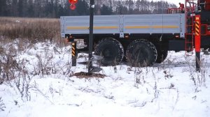 УРАЛ NEXT с бурильно-крановой установкой Taurus 086A