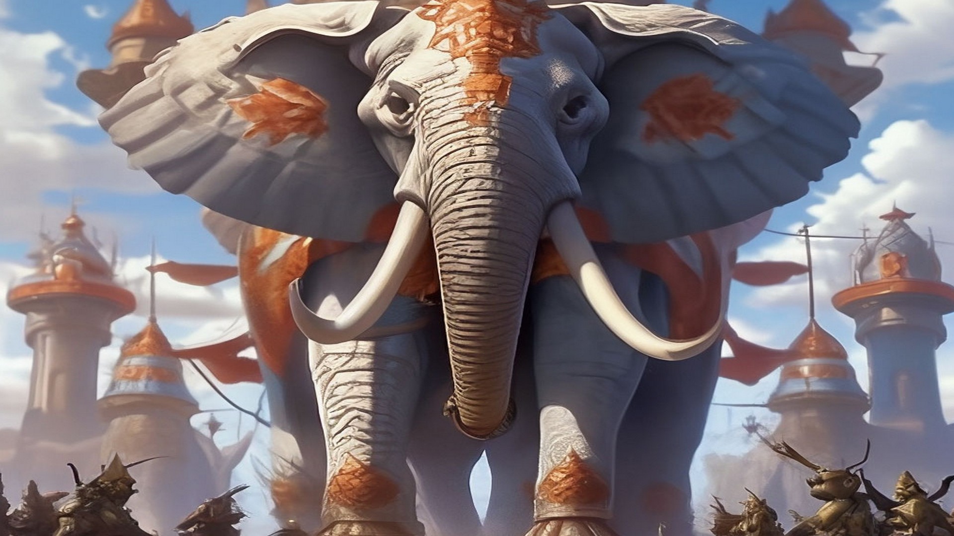 Большие слоны. Lord Of The Rings - The Return Of The King #6