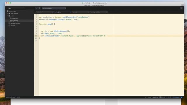 How to write your own XMLHttpRequest for client/server interaction смотреть онлайн
